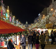 Prague Christmas Market at Wenceslas Square